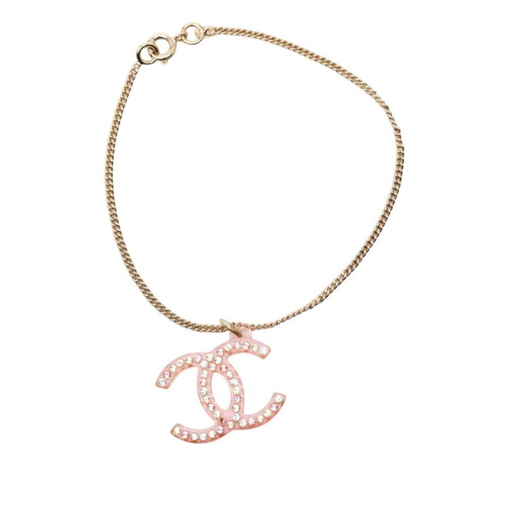 Chanel Cc Logo Chain Bracelet Metal #266346C60B